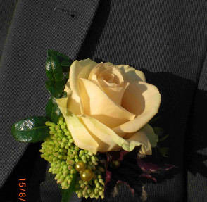 Anstecker für den Bräutigam